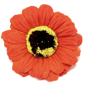 Flor de girasol manualidades deco mediana - naranja