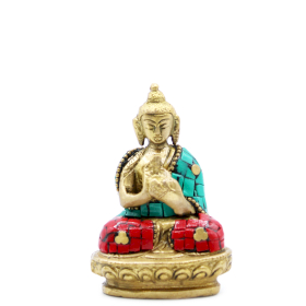 Figura de Buda de Latón - Bendición - 7.5cm