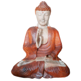 Estatua de Buda Tallada a Mano - 60cmTransmisión de Enseñanza