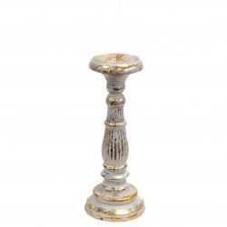 Candelabro Pequeño - Oro Blanco