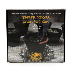 Caja de 12 Copas de Resina - Tres Reyes