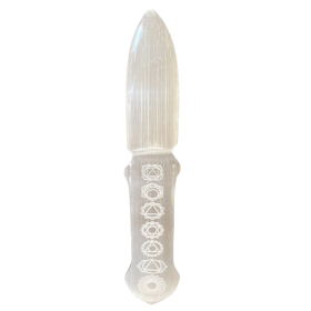 Cuchillo Ritual Selenita - Chakra