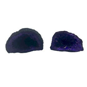 Geodas de calcita coloreada - Piedra Negra - Morado