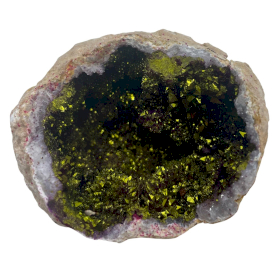 Geodas de calcita coloreada - Piedra Natural - Rosa & Oro