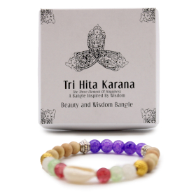 Tri Hita Karana Bangle - Belleza y Sabiduria