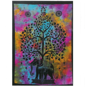 Arte de pared de algodón - Árbol elefante