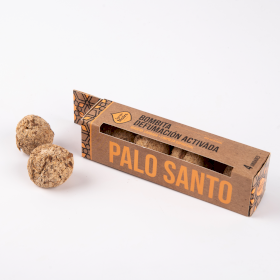 Caja de 4 Bombitas de Incienso Palo Santo