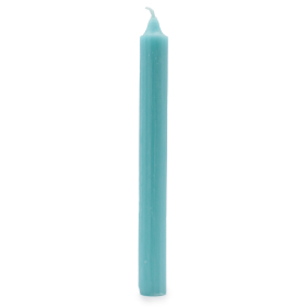 10x Velas a granel de color sólido - Aqua rústico - Paquete de 10