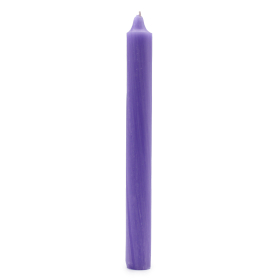 10x Velas a Granel de Color Sólido - Lila Rústica - Paquete de 10