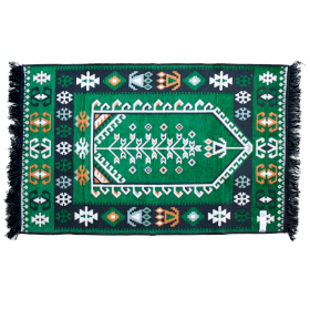 Alfombra Kilim 125x80 cm - Verde