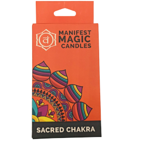 Velas Mágicas Manifest (pack de 12) - Naranja - Chakra Sagrado