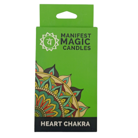 Velas Mágicas Manifest (pack de 12) - Verde - Chakra Corazón