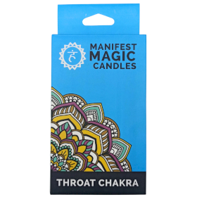 Velas Mágicas Manifest (paquete de 12) - Azul - Chakra Garganta