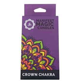 Velas Mágicas Manifest (paquete de 12) - Púrpura - Chakra de la Corona