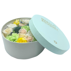 Caja Redonda - Celibraciones de Primavera - Amarillo y Verdes