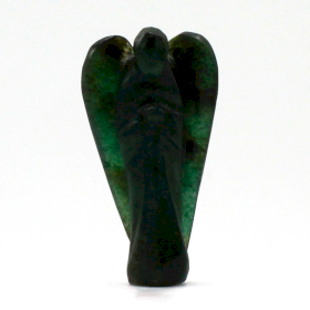 Ángel de piedra preciosa tallada a mano - Aventurina verde