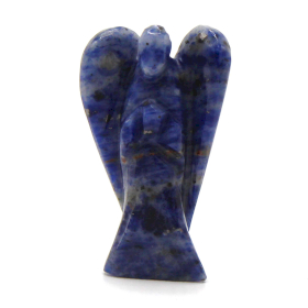 Ángel de piedra preciosa tallada a mano - Sodalita