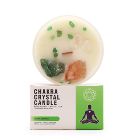 Velas de Cristal de Chakra  - Chakra del corazón