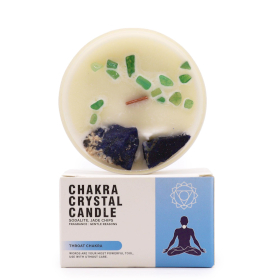 Velas de Cristal de Chakra  - Chakra de la garganta