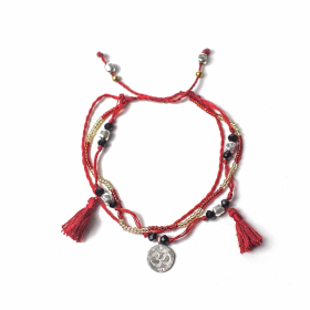 Pulsera de cuerda del templo - Sabiduría sin fin