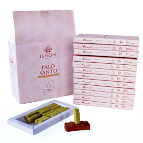 Pack of 15 Natural Incense Smudge Bricks and Burner - Palo Santo