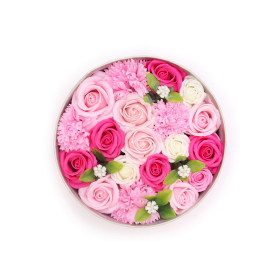 Caja Redonda - Baby Blessings - Rosas