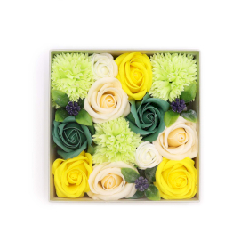 Caja Cuadrada - Celebraciones de Primavera - Amarillo y Verdes