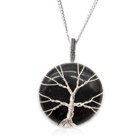 Collar Árbol de la Vida - Ónix Negro