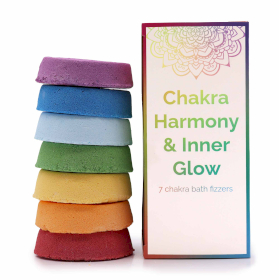 Bombas de baño Chakra - Caja grande - Armonia de los Chakras y Resplandor Interior