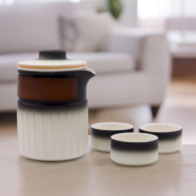 Set de Tetera - Tres amigos - Tres Tazas & Estuche de viaje