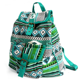 Tejido Jacquard - Mochila Teal