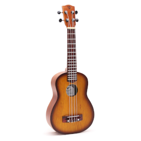 Ukelele Artesanal - Acabado Sunburst Naranja (4 Cuerdas)