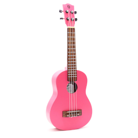 Ukelele Artesanal - Acabado Rosa Brillante (4 Cuerdas)