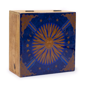 Caja cuadrada grande 15x17.5x8cm - Sol - HOP HARE