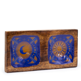 Bandeja doble 20x10x2.5cm - Sol & Luna - HOP HARE
