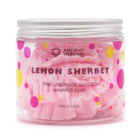 Jabón Crema Batida Limonada Rosa 120g
