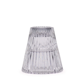 Portavelas reversible para cena / vela de té - Gris medianoche