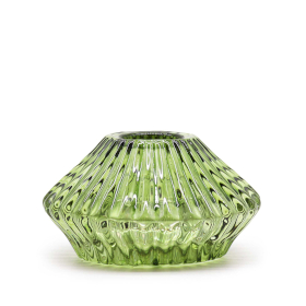 Portavelas reversible con diseño de flor para cena / vela de té - Jardín de Jade