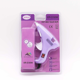 Pistola de Pegamento caliente mini Xrui 30W Hobby (enchufe UE) - para barras de 7 mm