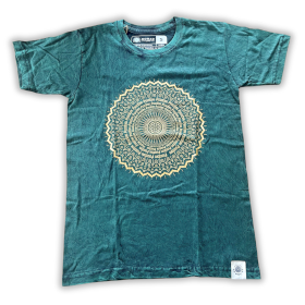 Camiseta Nomad Sari Pequeña - Mandala - Verde