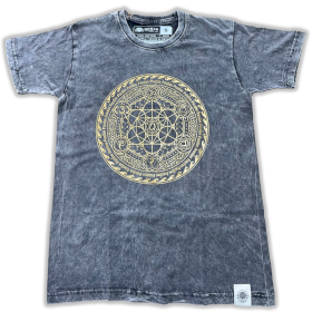 Camiseta Nomad Sari Pequeña - Chakra - Gris oscuro