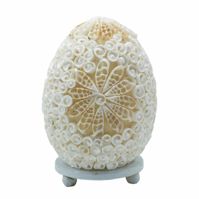 Lámpara Boho de Conchas Marinas - Concha Ovalada  - 15 cm