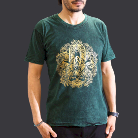 Camiseta Nomad Sari Pequeña - Hamsa - Verde