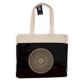 Bolsa de mano extragrande (38 x 15 x 43 cm), color chocolate  14 oz - Chakra de la Libertad