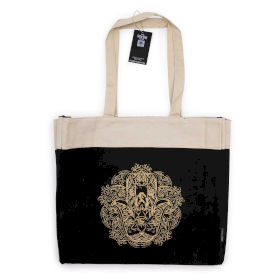 Bolsa de mano extragrande (38 x 15 x 43 cm), color chocolate 14 oz - Freedom Hamsa