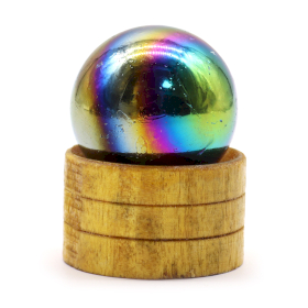 Esfera de cristal de 40 mm - Amatista  con soporte