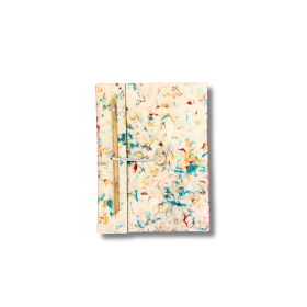 Cuaderno Mini Lokta - Algodón de Colores Mixtos Lokta - 40 hojas