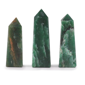 Obeliscos de Gemas aprox. 5 cm - Jade Indio