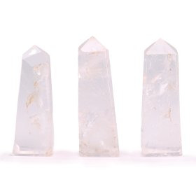 Obeliscos de Gemas aprox. 5 cm – Cuarzo Transparente