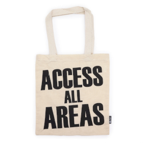 Bolso Básico Icónico - ACCESO A TODAS LAS ÁREAS - (40x36cm) - Algodón Natural 4 oz